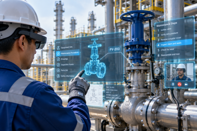 Augmented Reality in Plant Maintenance: Bringing Information Into the Field
